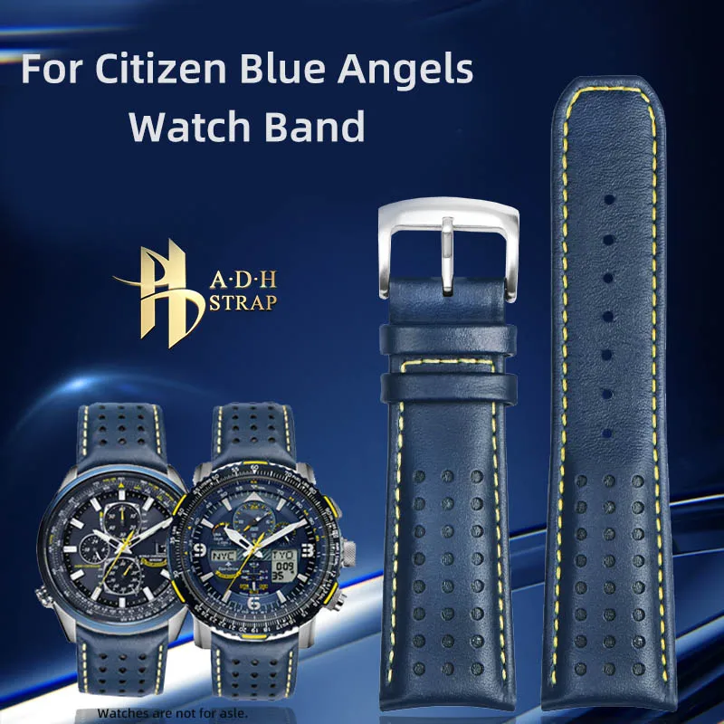 For Citizen Blue Angel Eco-Drive AT8020 JY8078 Eagle In The Air Genuine Cowhide Strap Leather Watch Band 22mm23mm Arc Men's Belt
For Citizen Blue Angel Eco-Drive AT8020 JY8078 Eagle In The Air Genuine Cowhide Strap Leather Watch Band 22mm23mm Arc Men's Belt