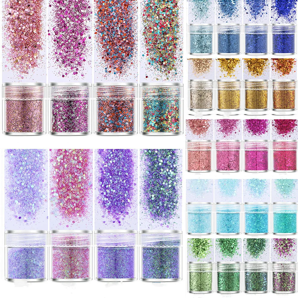 SNASAN 4Pcs Color Superfine Glitters Powder 1mm Sequins Mix For Jewelry Making DIY UV Epoxy Resin Silicone Mold Filling Material
SNASAN 4Pcs Color Superfine Glitters Powder 1mm Sequins Mix For Jewelry Making DIY UV Epoxy Resin Silicone Mold Filling Material