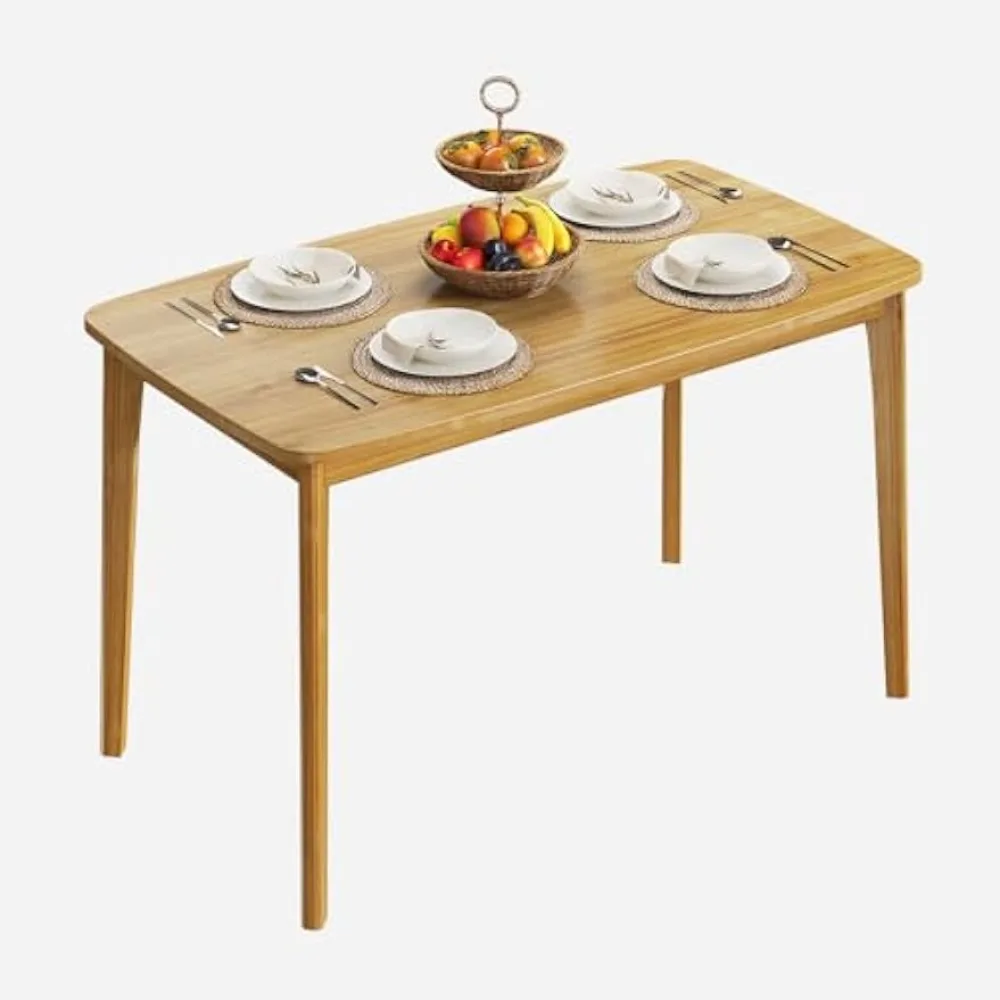 Dining Table, 47“ Malaysian Oak Kitchen Table, Farmhouse Wood Dining Table for 2, Easy Assembly, Natural
Dining Table, 47“ Malaysian Oak Kitchen Table, Farmhouse Wood Dining Table for 2, Easy Assembly, Natural