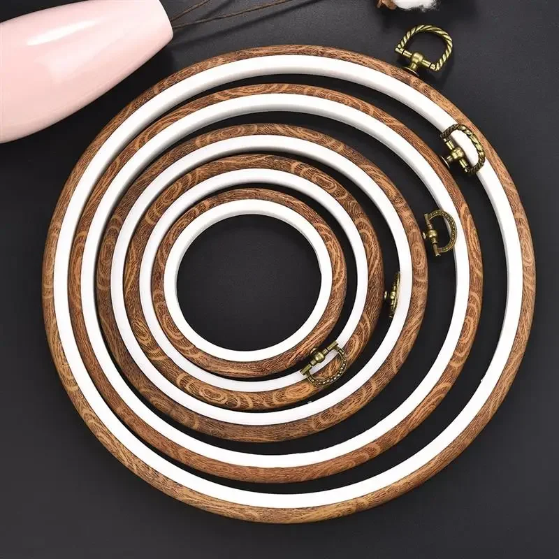 10pcs/Set Round Wooden Color Embroidery Hoops 7.5-26cm Frame Set Plastic Embroidery Hoop Rings For DIY Cross Stitch Needle Craft
10pcs/Set Round Wooden Color Embroidery Hoops 7.5-26cm Frame Set Plastic Embroidery Hoop Rings For DIY Cross Stitch Needle Craft