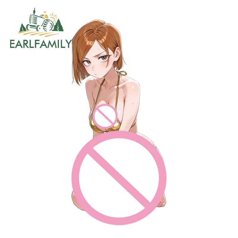 EARLFAMILY Kugisaki Nobara Bikini Stickers Cool Personality Graffiti Design Rearview Mirror Decals Occlusion Scratch Decals
EARLFAMILY Kugisaki Nobara Bikini Stickers Cool Personality Graffiti Design Rearview Mirror Decals Occlusion Scratch Decals