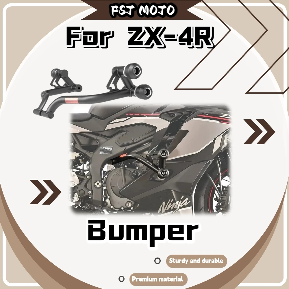 For Ninja ZX-4R ZX-4RR Crash Bar, Engine Guard With Sliders Anti-Fall Bumper Protector Moto Mod Parts
For Ninja ZX-4R ZX-4RR Crash Bar, Engine Guard With Sliders Anti-Fall Bumper Protector Moto Mod Parts