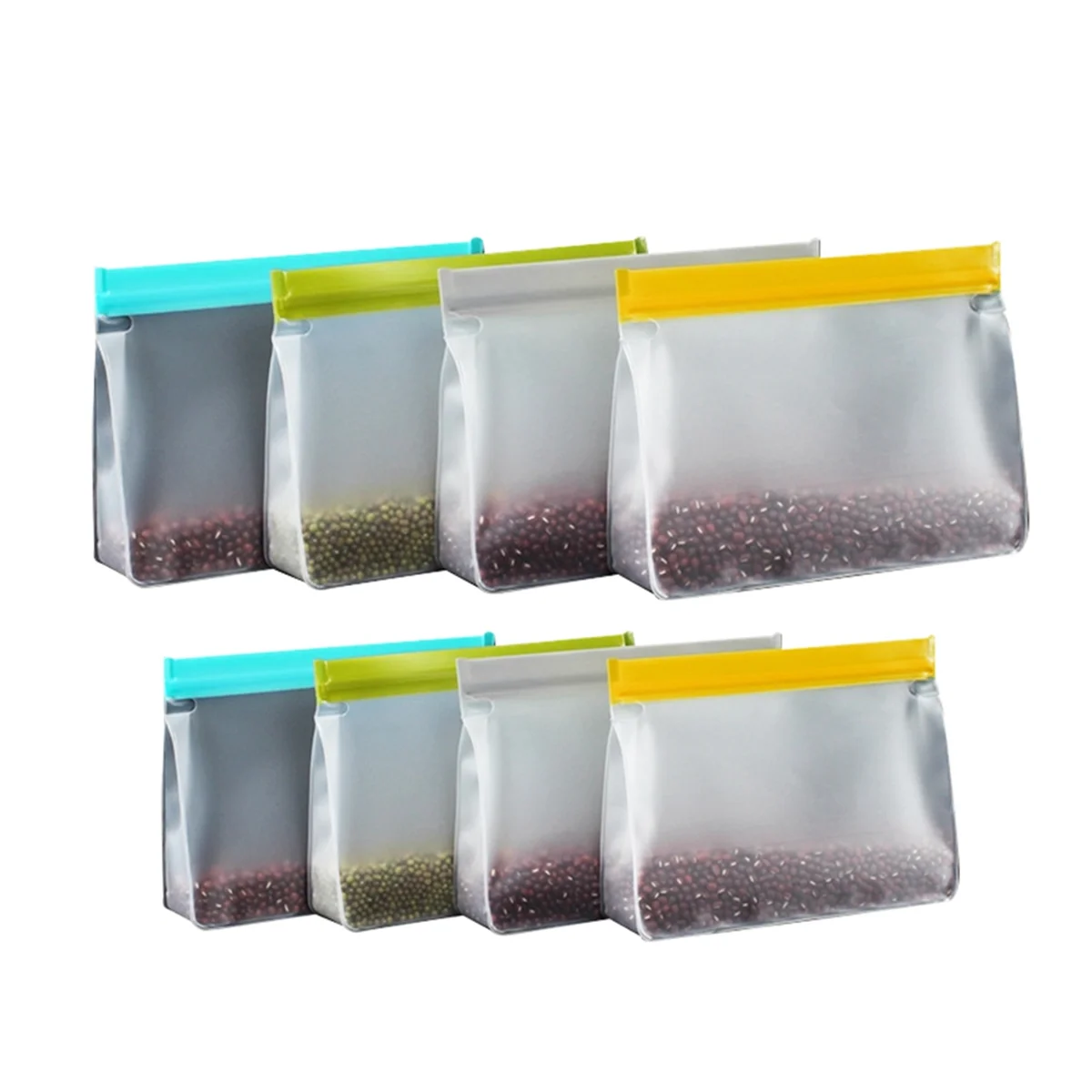 A71P 8PCS Reusable Gallon Bags Reusable Food Storage Bags Reusable Freezer Bags Reusable Lunch Bags for Kitchen Storage
A71P 8PCS Reusable Gallon Bags Reusable Food Storage Bags Reusable Freezer Bags Reusable Lunch Bags for Kitchen Storage