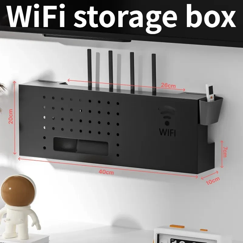 Creative Multi Functional WiFi Router Storage Box Hidden Storage Rack Plug-in Wire Organizer Carbon Steel Wall Hanging Rack
Creative Multi Functional WiFi Router Storage Box Hidden Storage Rack Plug-in Wire Organizer Carbon Steel Wall Hanging Rack