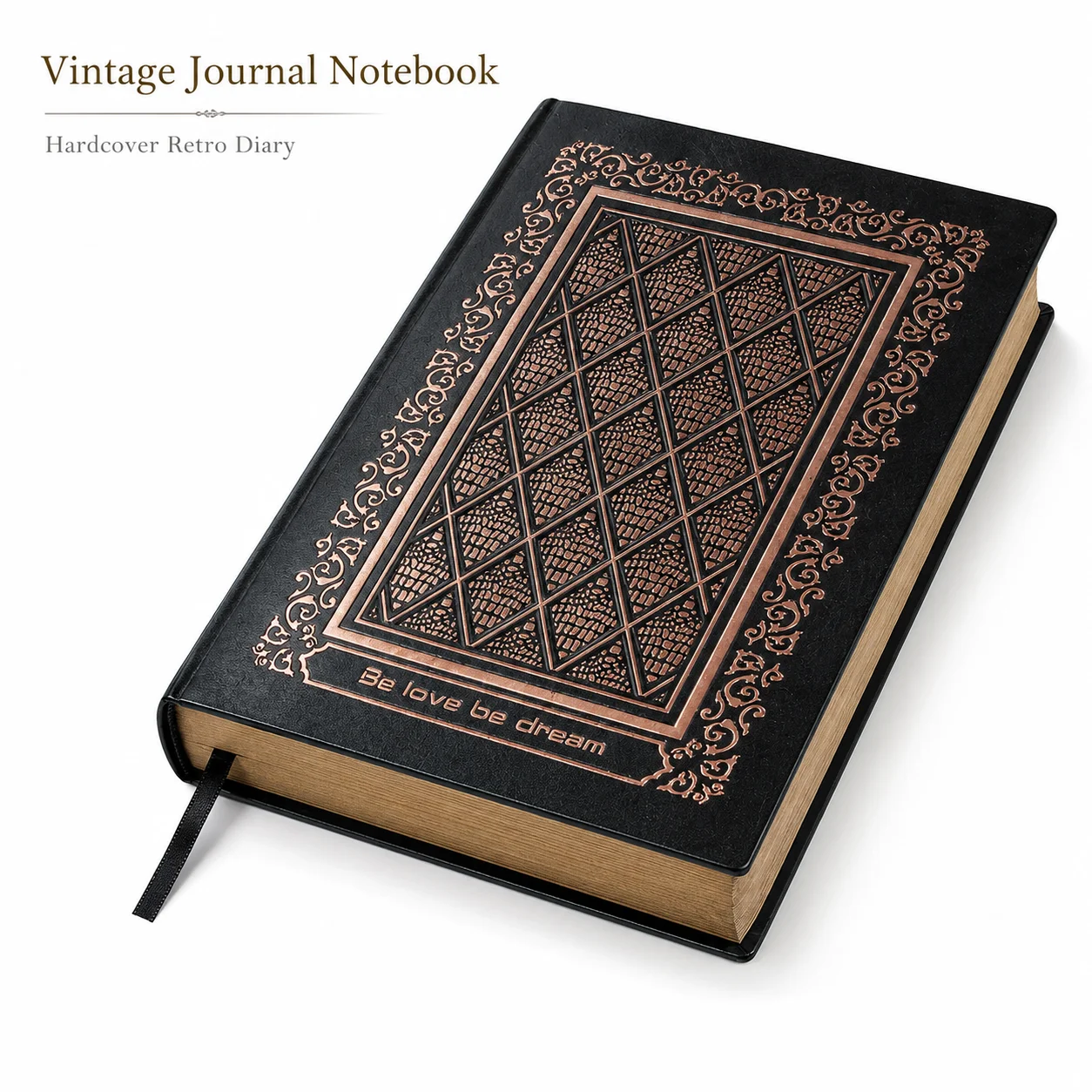 Retro Relief European & American Notebook, Thickened PU Leather & Kraft Paper Hardbound Journal, Exquisite Diary & Sketchbook
Retro Relief European & American Notebook, Thickened PU Leather & Kraft Paper Hardbound Journal, Exquisite Diary & Sketchbook