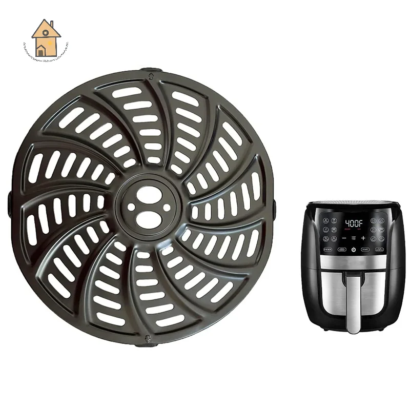 Baking Tray For Gourmia GAF698/GAF686 Round Pan With 4 Silicone Pads Non-stick Dishes Air Fryer Accessories
Baking Tray For Gourmia GAF698/GAF686 Round Pan With 4 Silicone Pads Non-stick Dishes Air Fryer Accessories