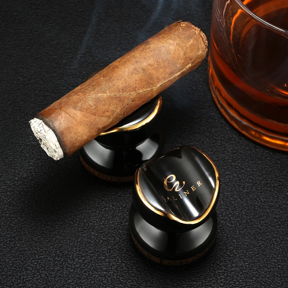 Galiner Travel Cigar Holder Ceramic Vintage 2 Pieces Puro Gadget Smoking Accessories Portable Holder Cigar Stand Rest
Galiner Travel Cigar Holder Ceramic Vintage 2 Pieces Puro Gadget Smoking Accessories Portable Holder Cigar Stand Rest