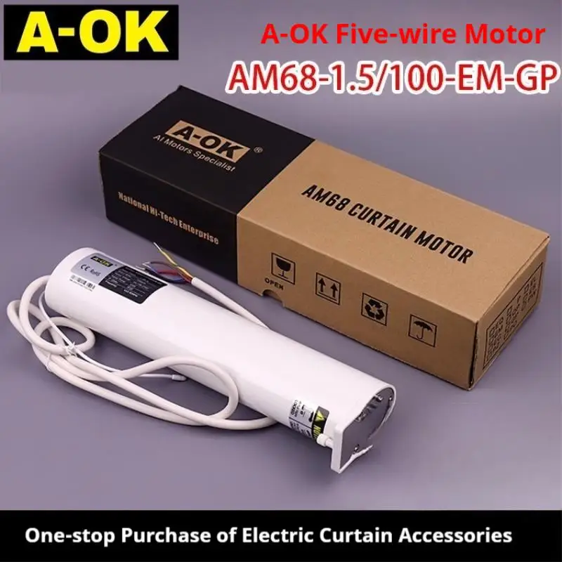 A-OK AM68 Smart Curtain Motor Strong Weak Current 485 Protocol Hotel Card Insert Electric Curtain Opener for Home Automation
A-OK AM68 Smart Curtain Motor Strong Weak Current 485 Protocol Hotel Card Insert Electric Curtain Opener for Home Automation