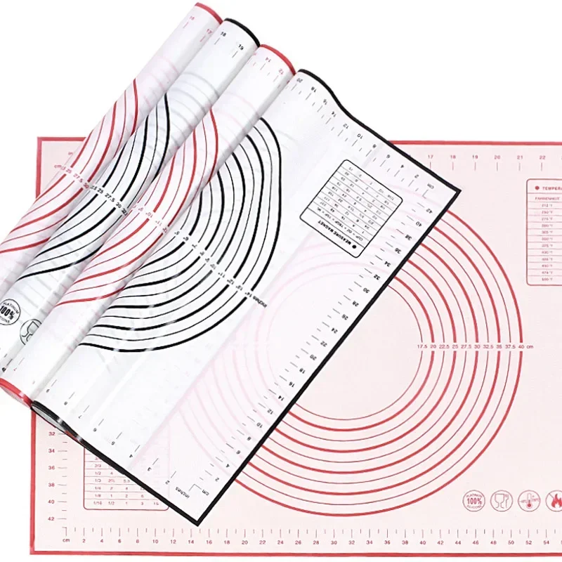Oversize Silicone Baking Mat Rolling Kneading Pad Pastry Tools Crepes Pizza Dough Non-Stick Kitchen Silicone Mat
Oversize Silicone Baking Mat Rolling Kneading Pad Pastry Tools Crepes Pizza Dough Non-Stick Kitchen Silicone Mat