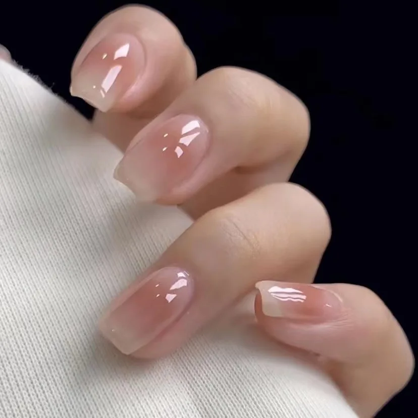 Pink Blush Handmade with Gradient Short Square French Ballet False Nails Wearable Nail Patch Art Full Cover Press on Nails 10Pcs
Pink Blush Handmade with Gradient Short Square French Ballet False Nails Wearable Nail Patch Art Full Cover Press on Nails 10Pcs