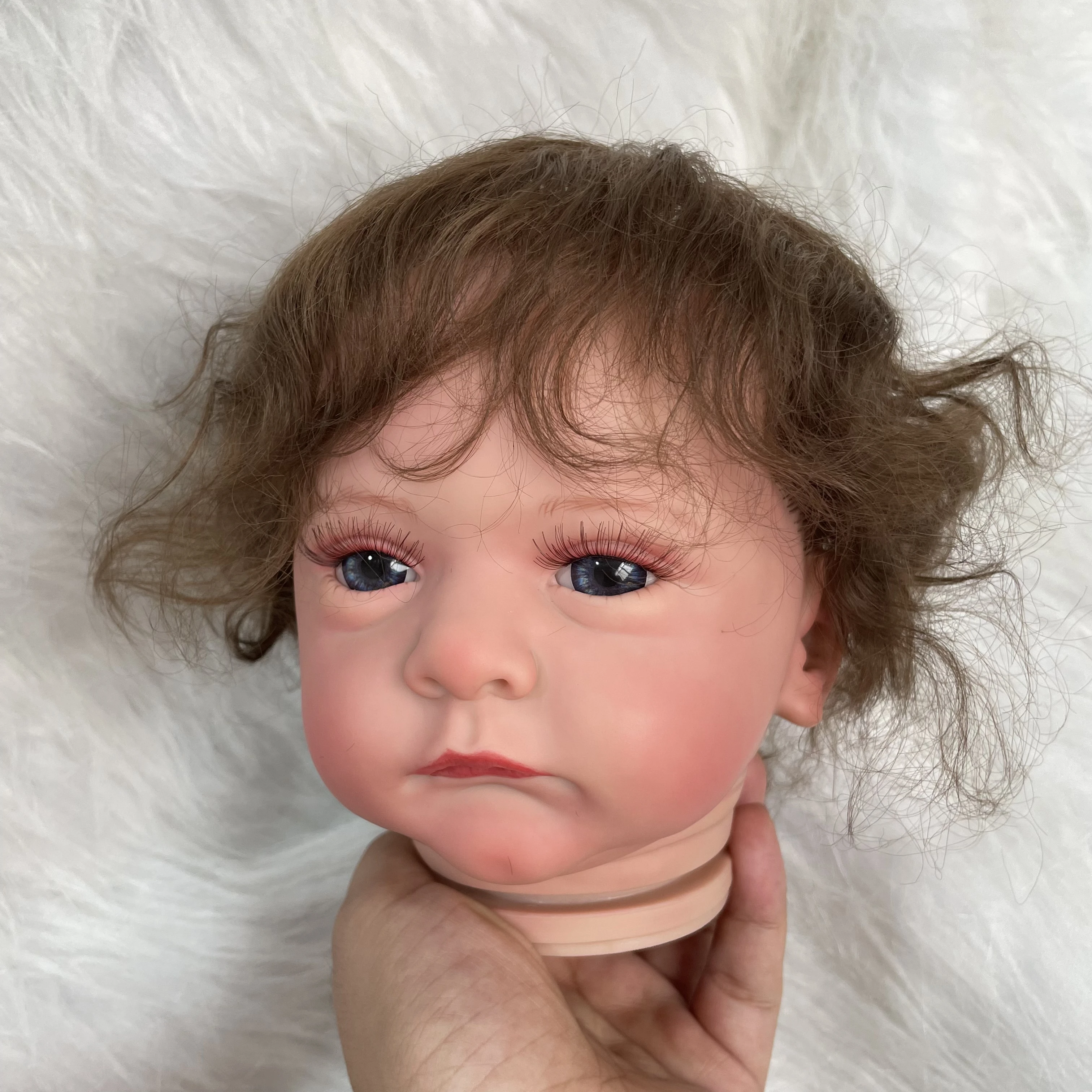 20 Inch Reborn Already Painted Kit With Rooted Hair or Painted Hair Soft Vinyl Realistic Handmade DIY Reborn Baby Doll Parts
20 Inch Reborn Already Painted Kit With Rooted Hair or Painted Hair Soft Vinyl Realistic Handmade DIY Reborn Baby Doll Parts