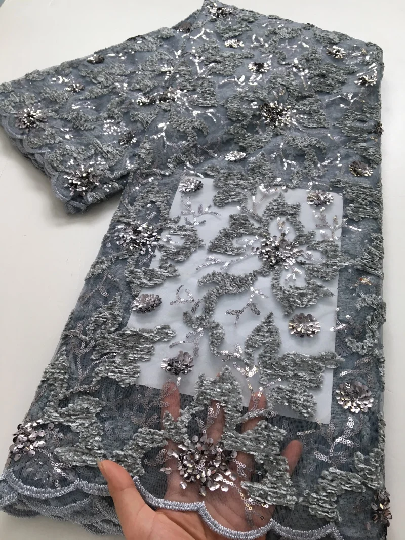 African Lace Fabric 2025 French Tulle Lace Fabric Beautiful Embroidery Mesh Lace Fabric High Quality Lace Sewing Dress 2.5yards
African Lace Fabric 2025 French Tulle Lace Fabric Beautiful Embroidery Mesh Lace Fabric High Quality Lace Sewing Dress 2.5yards