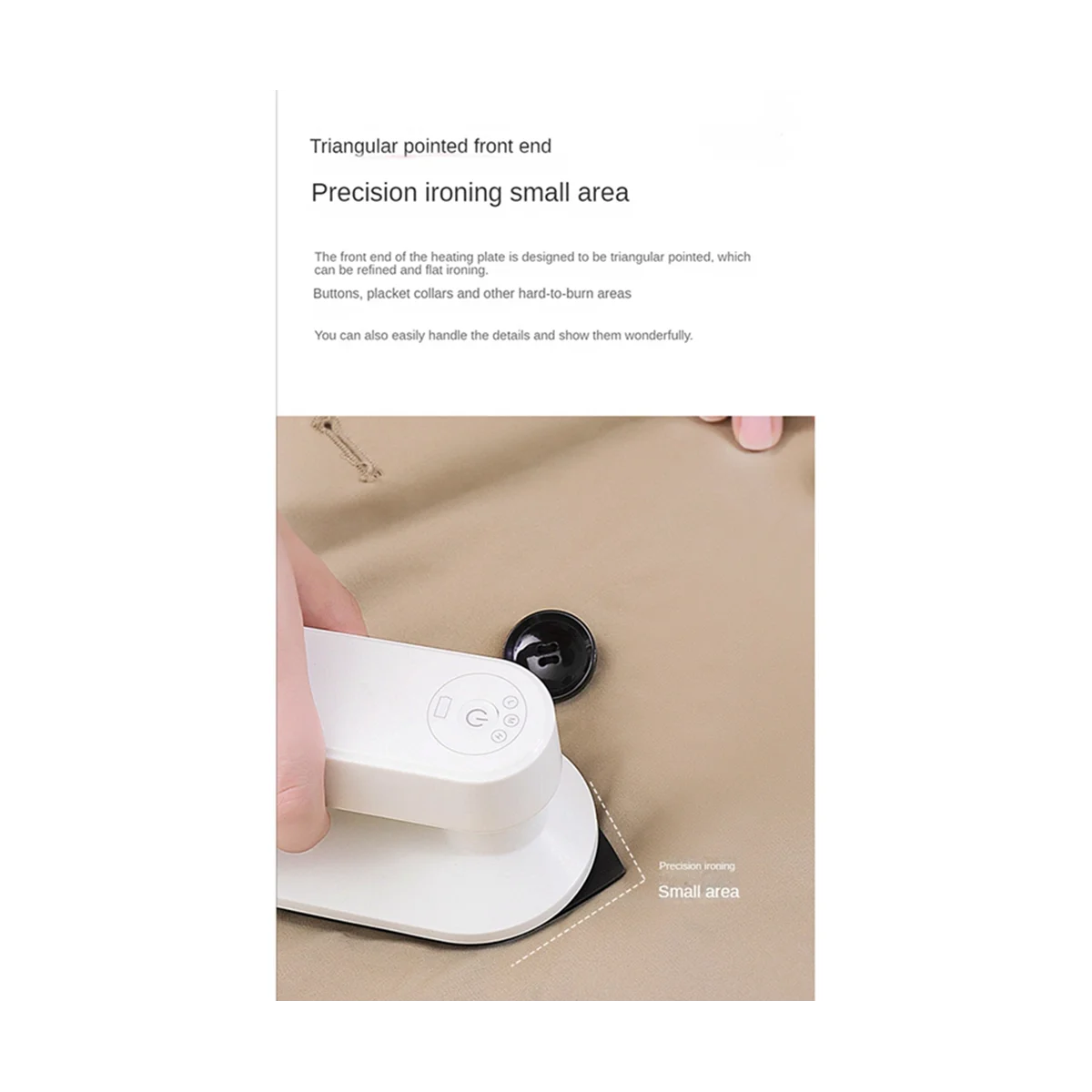 Mini Wireless Electric Iron for Clothes Portable Rechargeable Travel Iron Dry Wet Handheld Hanging Ironing Machine
Mini Wireless Electric Iron for Clothes Portable Rechargeable Travel Iron Dry Wet Handheld Hanging Ironing Machine