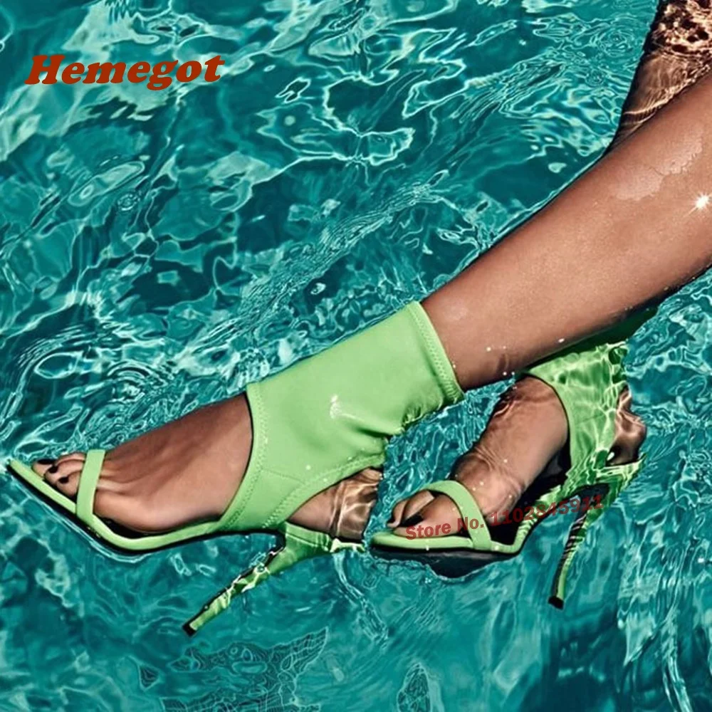 Green Stiletto Heels Sandals Open Toe Cloth Surface Slingback Women's Sandals Newest 2025 Elastic Elegant Party Shoes Size 46
Green Stiletto Heels Sandals Open Toe Cloth Surface Slingback Women's Sandals Newest 2025 Elastic Elegant Party Shoes Size 46