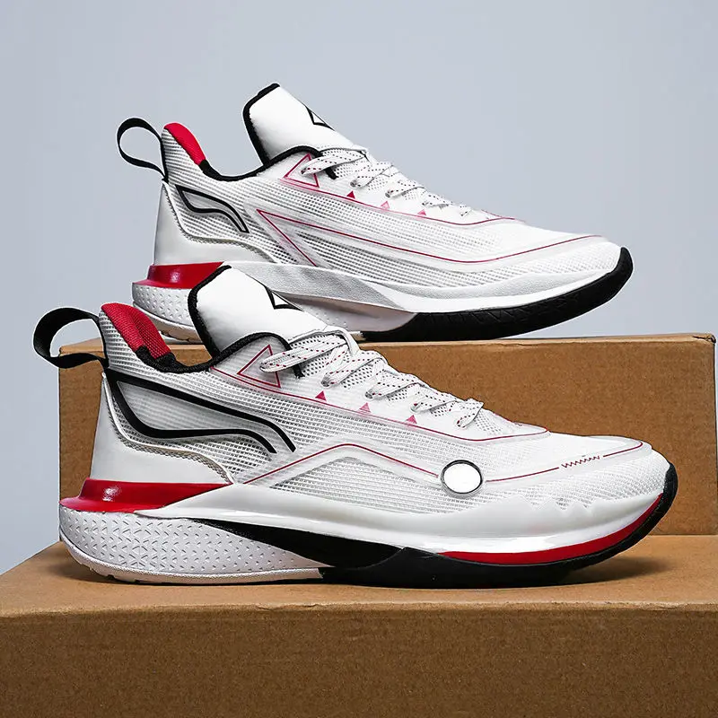 New basketball shoes men's high-top students wear-resistant outdoor concrete real flying woven breathable boots
New basketball shoes men's high-top students wear-resistant outdoor concrete real flying woven breathable boots