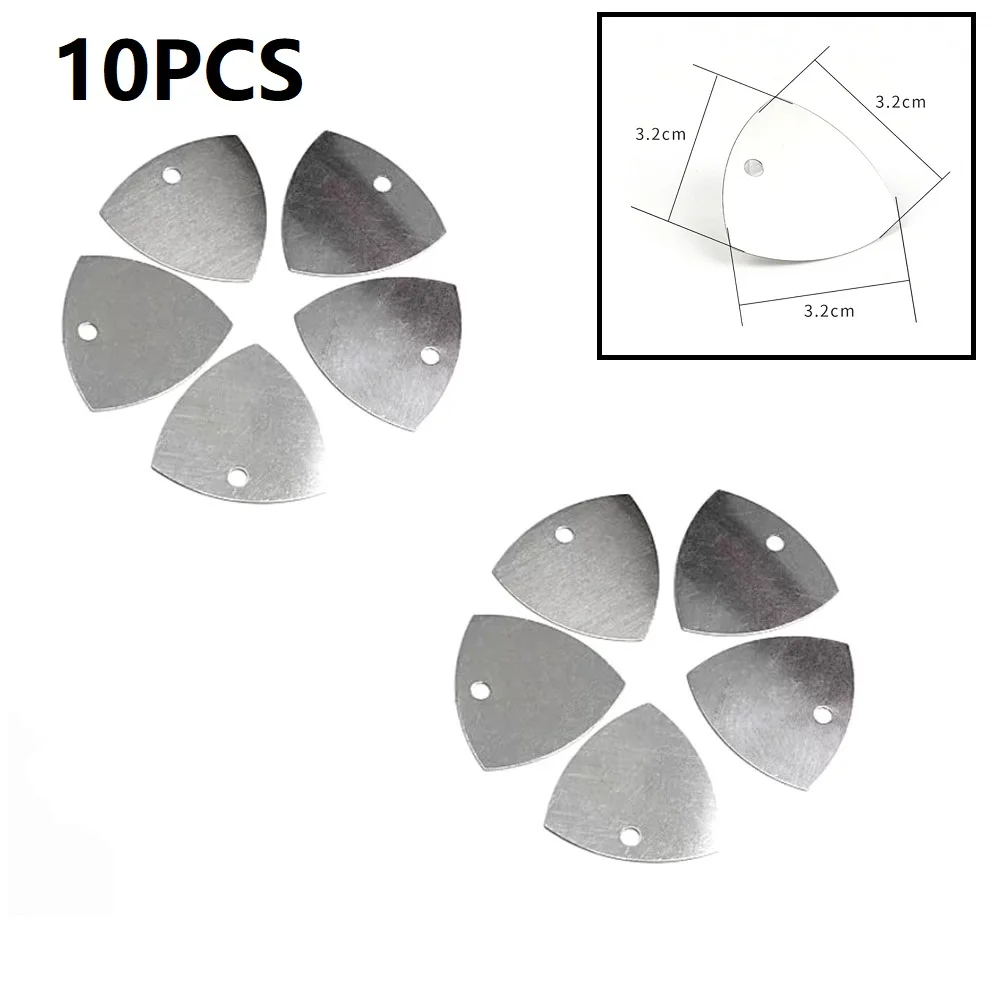 10 Pcs Metal Opening Picks 33mm Diameter Stainless Steel For Prying Sliding Separating And Air Guitaring Hand Repair Tool
10 Pcs Metal Opening Picks 33mm Diameter Stainless Steel For Prying Sliding Separating And Air Guitaring Hand Repair Tool