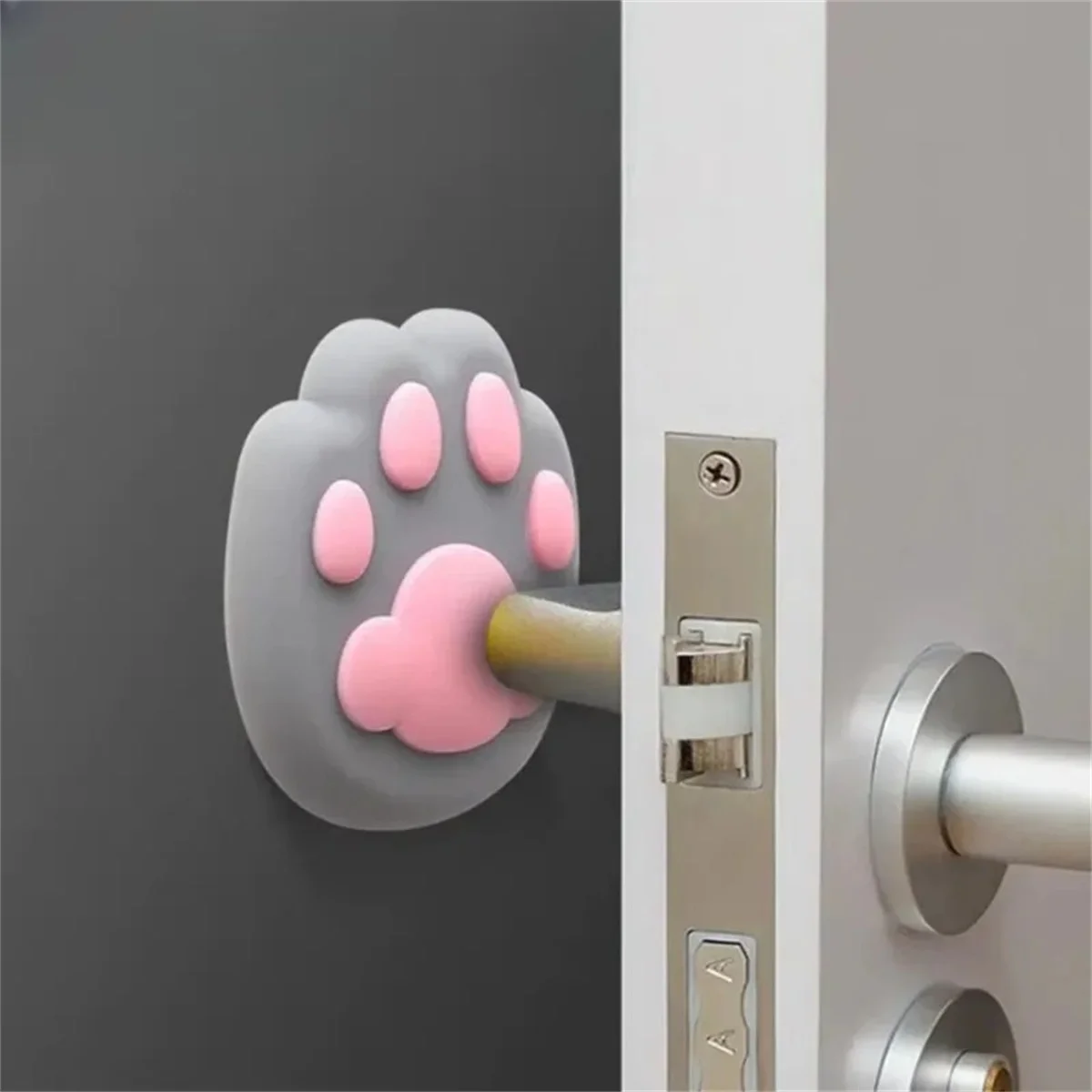 1PCS Wall Protector Door Handle Bumper Guard Stopper Anti-slip Sticker Self Adhesive Rubber Cute Cat Paw Door Crash Pad Stops
1PCS Wall Protector Door Handle Bumper Guard Stopper Anti-slip Sticker Self Adhesive Rubber Cute Cat Paw Door Crash Pad Stops