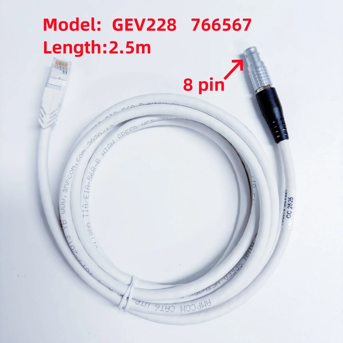 GEV228 cable for Leica ScanStation C10 P16 P30 P50 3D Scanner data cable766567 GEV228 standard ethernet jack to Lemo 8-pin
GEV228 cable for Leica ScanStation C10 P16 P30 P50 3D Scanner data cable766567 GEV228 standard ethernet jack to Lemo 8-pin