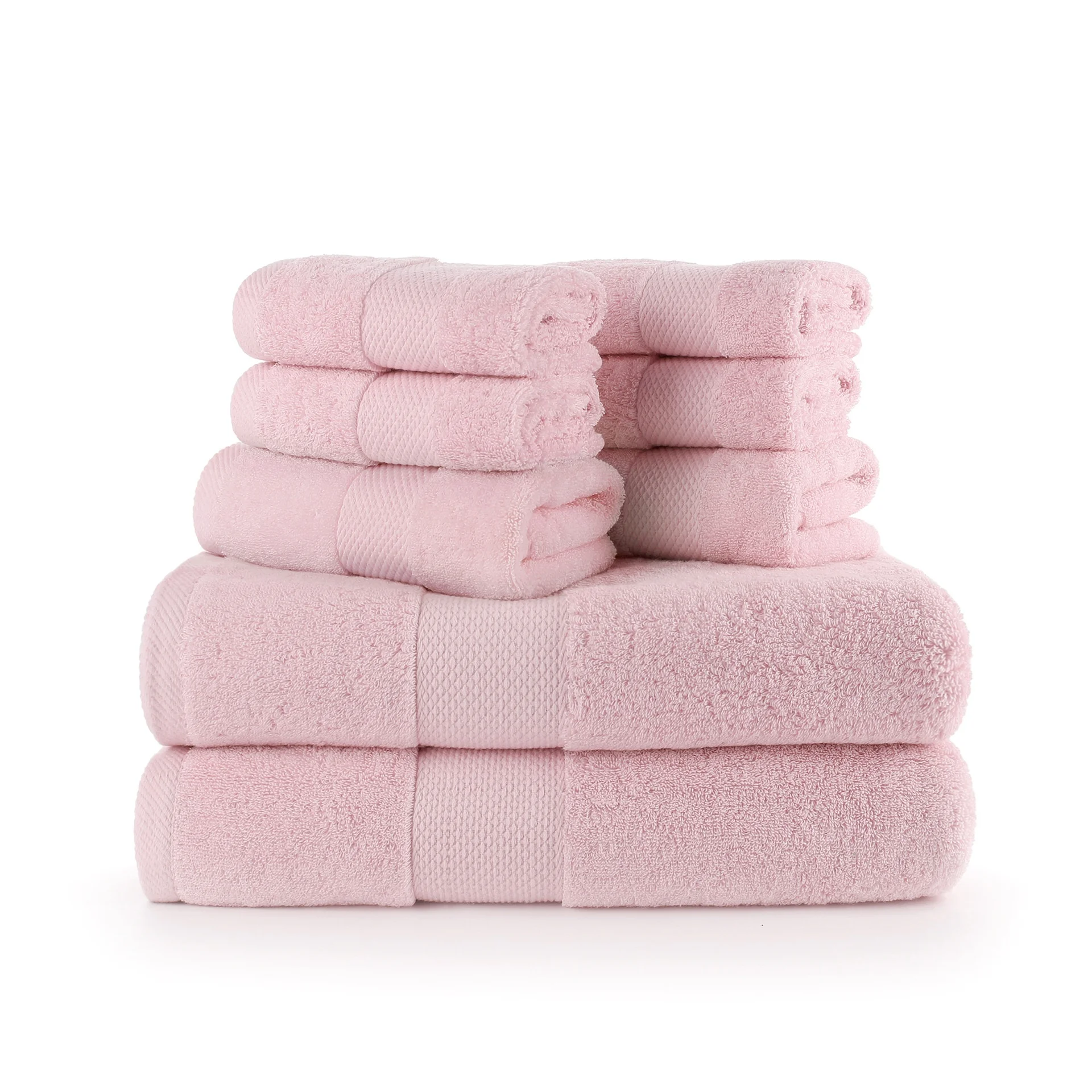 Customizable Logo 6 Color Hotel Guest Room Double Set 100% Cotton Hand Face Bath Towel Set for Family
Customizable Logo 6 Color Hotel Guest Room Double Set 100% Cotton Hand Face Bath Towel Set for Family