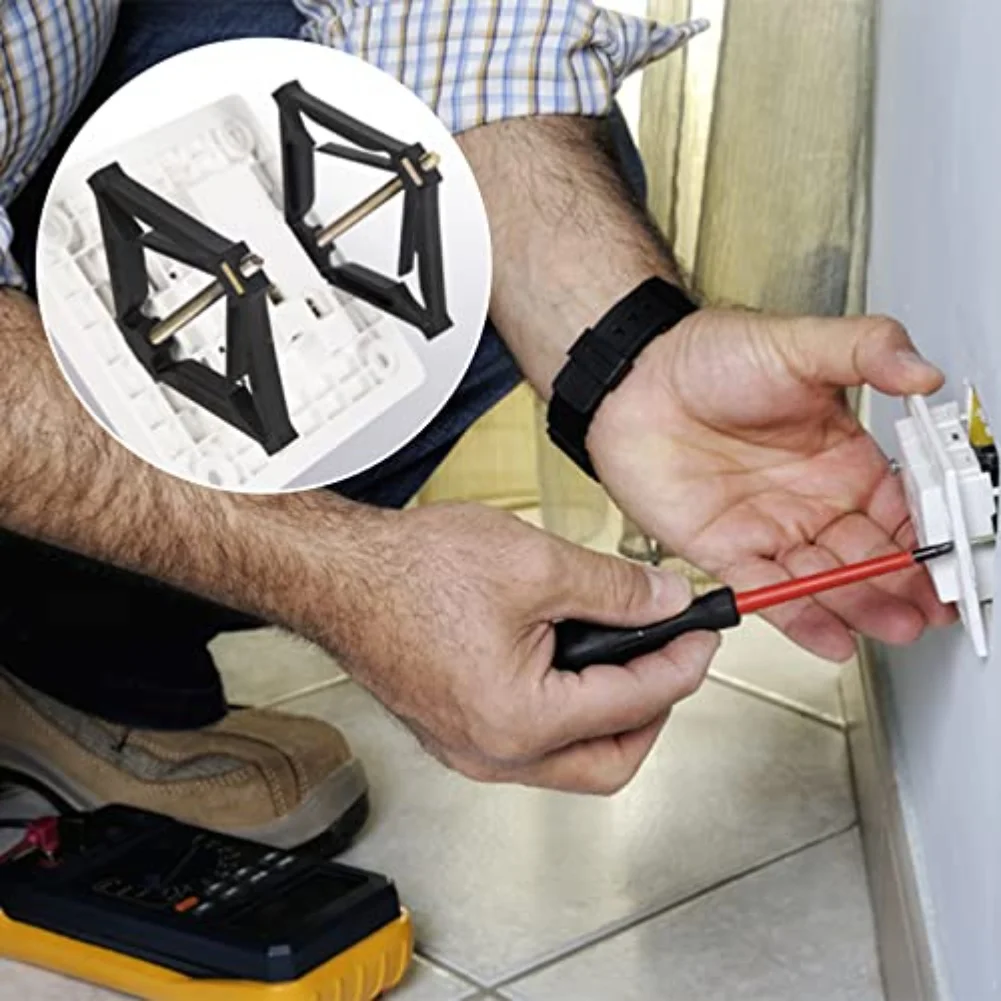 Mounting Hole Fixer 86 Junction Repairer Robust Load-bearing Easy Screwdriver Installation For 86-type Square Boxes
Mounting Hole Fixer 86 Junction Repairer Robust Load-bearing Easy Screwdriver Installation For 86-type Square Boxes