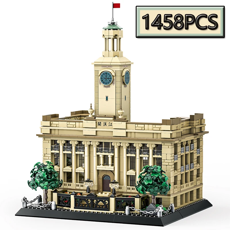 MOC 1458PCS City Street View Architecture China Hubei Wuhan Jianghan Guan Building Building Blocks Children's Puzzle Toys
MOC 1458PCS City Street View Architecture China Hubei Wuhan Jianghan Guan Building Building Blocks Children's Puzzle Toys