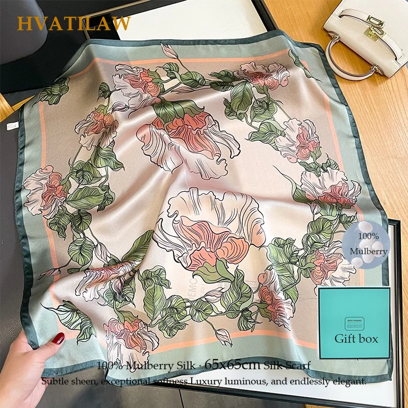 Luxury Fashion 100% Pure Silk Square Scarf Women Mulberry Silk Foualrd Neckerchief Neck Ties Small Shawl Bandana Hijab Pashmina
Luxury Fashion 100% Pure Silk Square Scarf Women Mulberry Silk Foualrd Neckerchief Neck Ties Small Shawl Bandana Hijab Pashmina