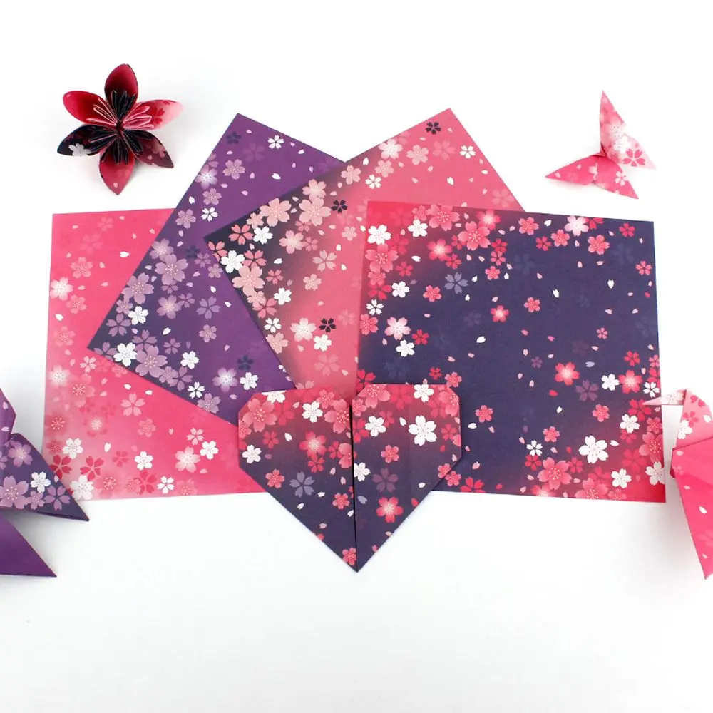 Square Folding Handmade Decor Cherry Blossom DIY Craft Paper Origami Paper Sakura Scrapbooking
Square Folding Handmade Decor Cherry Blossom DIY Craft Paper Origami Paper Sakura Scrapbooking