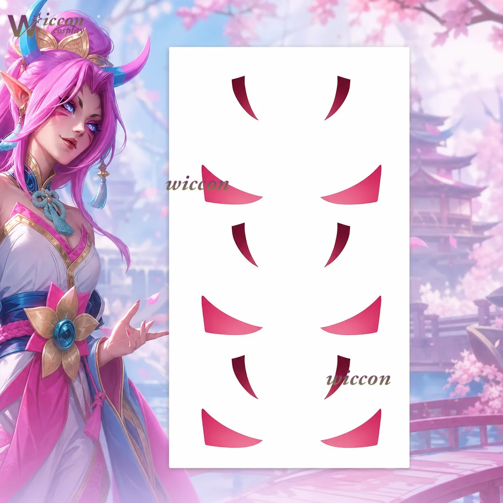 Ani Cos Spirit Blossom Zyra Cosplay Temporary Tattoo Stickers Anime Game Character Face Decals for Comic Con Halloween Props
Ani Cos Spirit Blossom Zyra Cosplay Temporary Tattoo Stickers Anime Game Character Face Decals for Comic Con Halloween Props