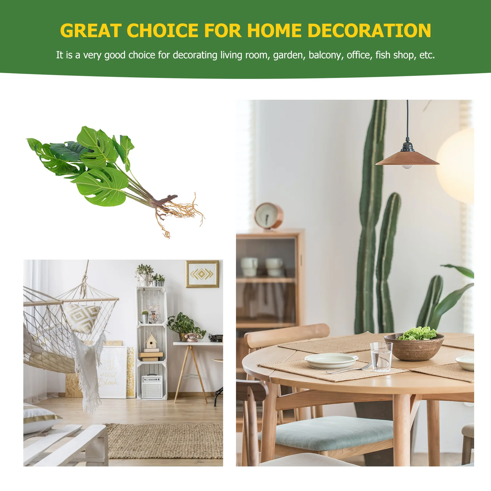 1pc Realistic Monstera Potted Plant Artificial Foliage Decor For Home Garden Office Indoor Wedding Party Simulation Greenery
1pc Realistic Monstera Potted Plant Artificial Foliage Decor For Home Garden Office Indoor Wedding Party Simulation Greenery