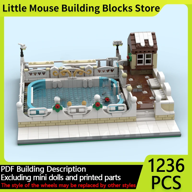 Модель City Street View MOC, строительные кирпичи, катание на коньках, Rink, модульные технологии, подарки, праздник, сборка, детские игрушки, костюм 
Модель City Street View MOC, строительные кирпичи, катание на коньках, Rink, модульные технологии, подарки, праздник, сборка, детские игрушки, костюм