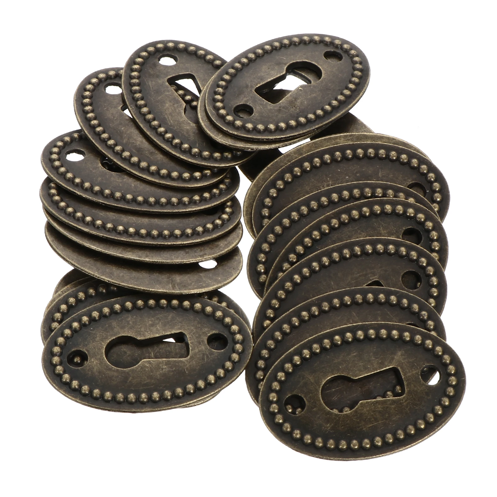 20 Pcs Keyboard Furniture Keyhole Cover for Door Decorative Plate Drawers Zinc Alloy Dresser Cabinet Hardware
20 Pcs Keyboard Furniture Keyhole Cover for Door Decorative Plate Drawers Zinc Alloy Dresser Cabinet Hardware