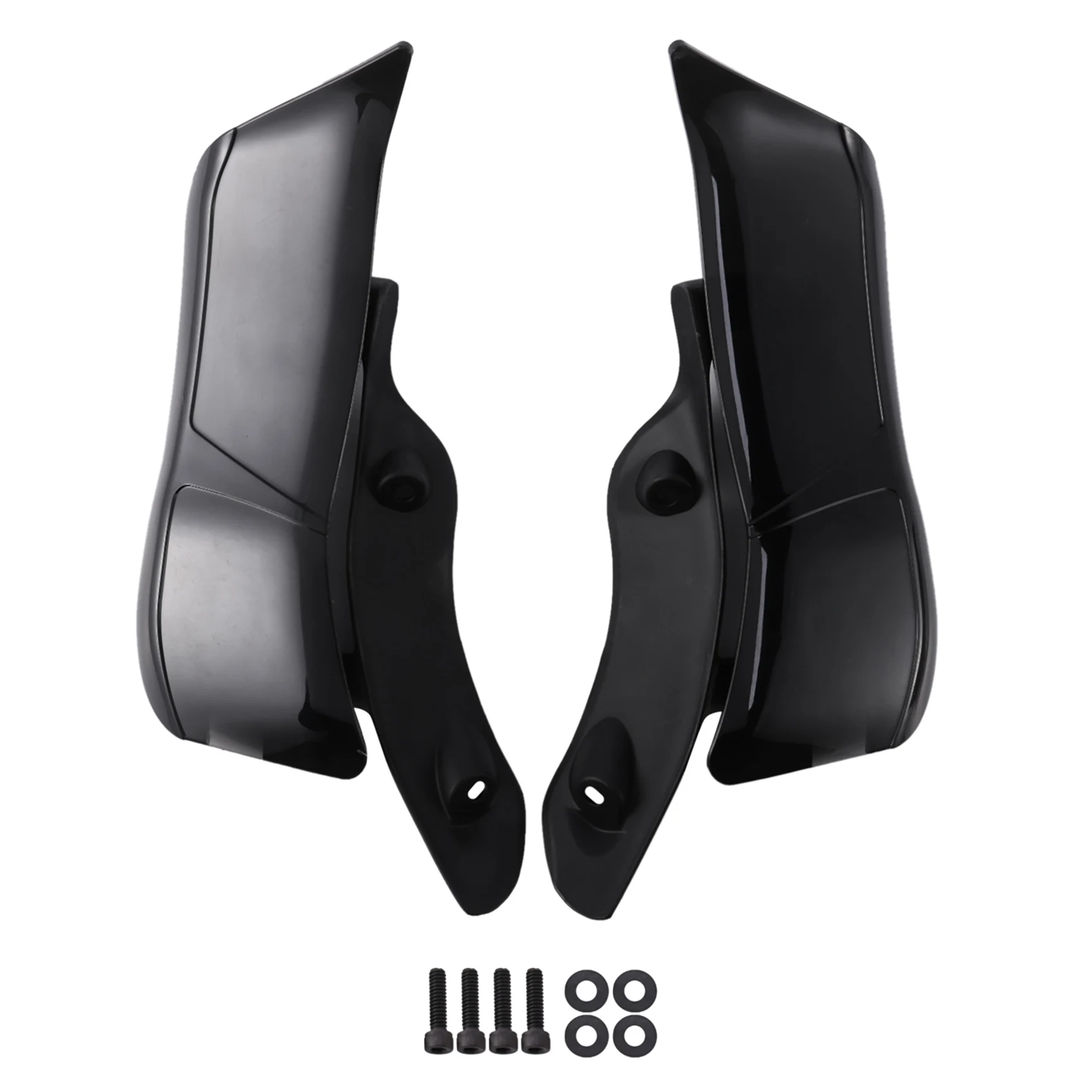 Black Adjustable Wind Side Wing Windshield Air Deflector for Touring Road Glide FLTRX 2015-2020 Motorcycle
Black Adjustable Wind Side Wing Windshield Air Deflector for Touring Road Glide FLTRX 2015-2020 Motorcycle