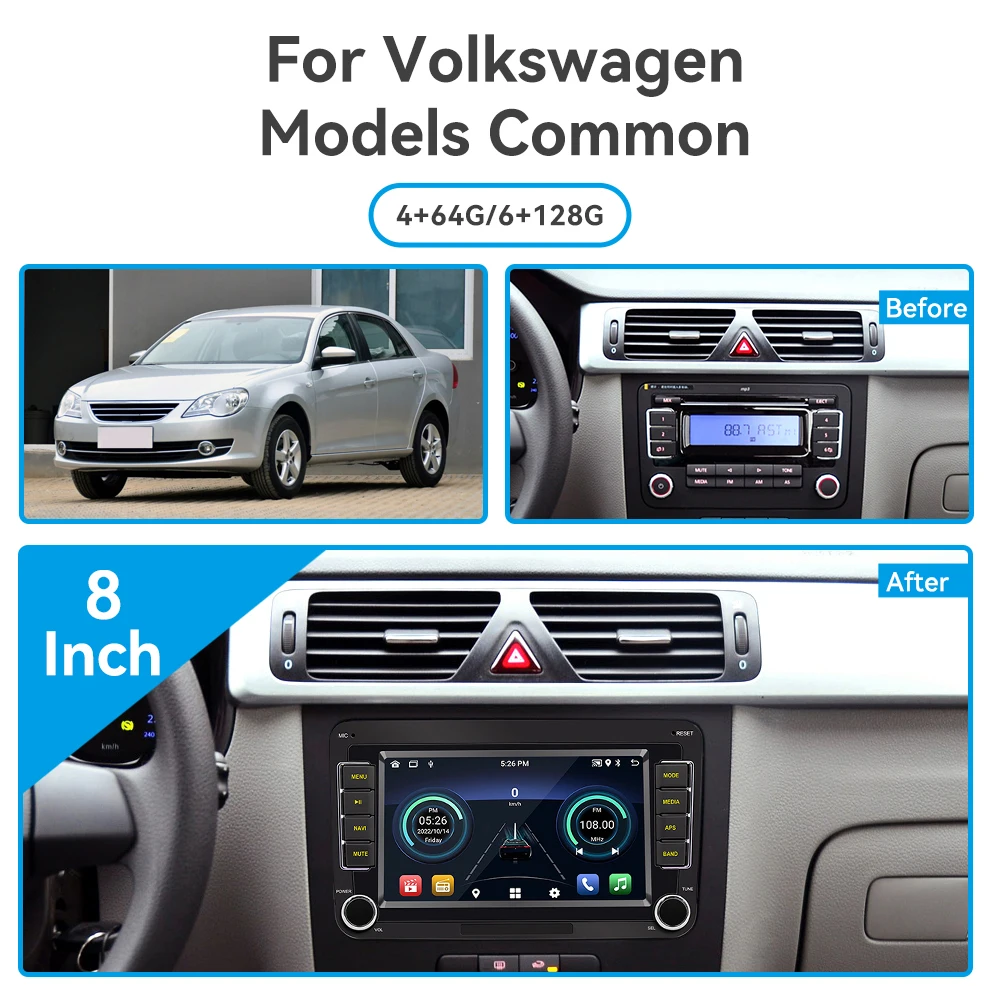Подходит для AllCar для Volkswagen T5 Passat B6/3C 2005-2010 Tiguan 2007-2013 Passat CC 2008-2011 Android Carplay, автомобильное радио, головное устройство
Подходит для AllCar для Volkswagen T5 Passat B6/3C 2005-2010 Tiguan 2007-2013 Passat CC 2008-2011 Android Carplay, автомобильное радио, головное устройство