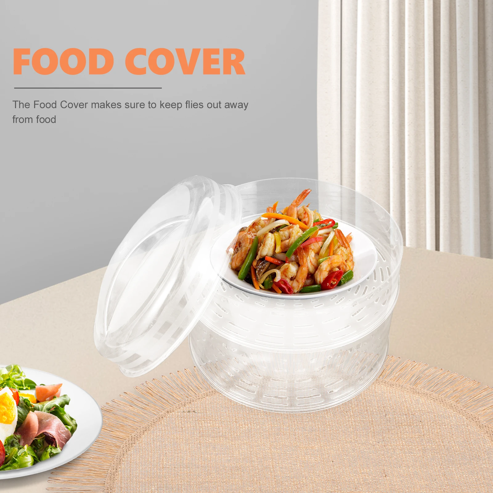 Plastic Cake Dome Food Cover Transparent Decorative Plate Household Tray Vegetable Protector Dust Proof Picnic Camping Hiking
Plastic Cake Dome Food Cover Transparent Decorative Plate Household Tray Vegetable Protector Dust Proof Picnic Camping Hiking