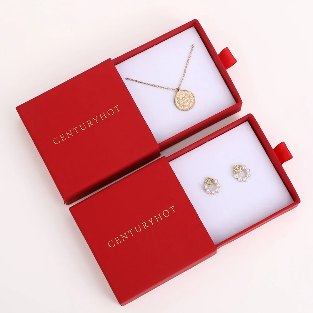 Red Jewelry Box logo with logo High quality cardboard sliding jewelry Box necklace jewelry Boxes With Custom Logo
Red Jewelry Box logo with logo High quality cardboard sliding jewelry Box necklace jewelry Boxes With Custom Logo