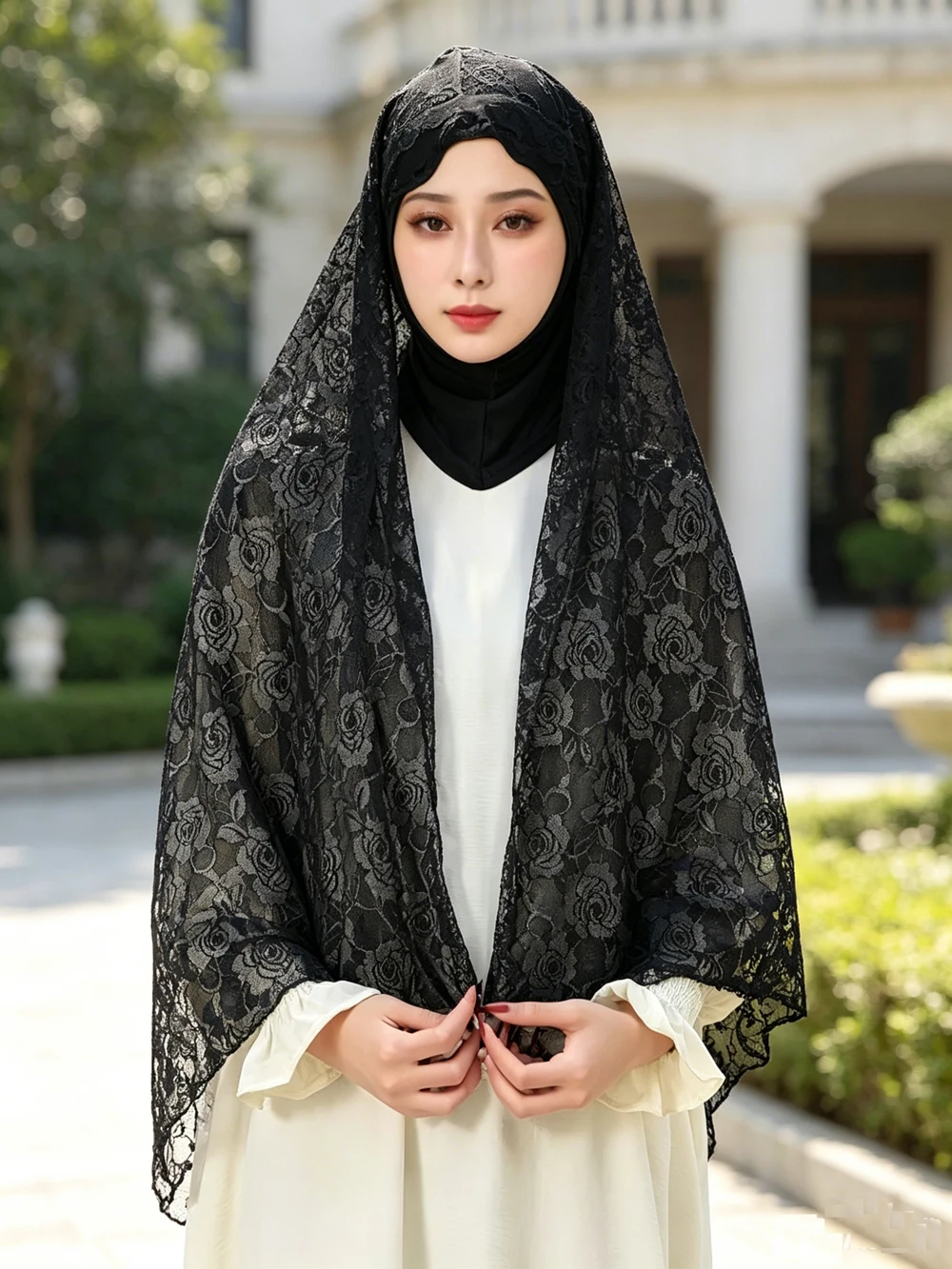 Premium One Piece Lace Hijab Long Scarf Shawls Builtin Jersey Underscarf Bonnet Women Muslim Headscarf Wrap Turban Headband New
Premium One Piece Lace Hijab Long Scarf Shawls Builtin Jersey Underscarf Bonnet Women Muslim Headscarf Wrap Turban Headband New