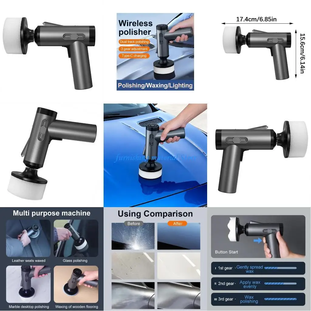 Y5GD Versatile Car Buffer Polisher Electric Waxing Tool Effortlessly Scratch Removal
Y5GD Versatile Car Buffer Polisher Electric Waxing Tool Effortlessly Scratch Removal