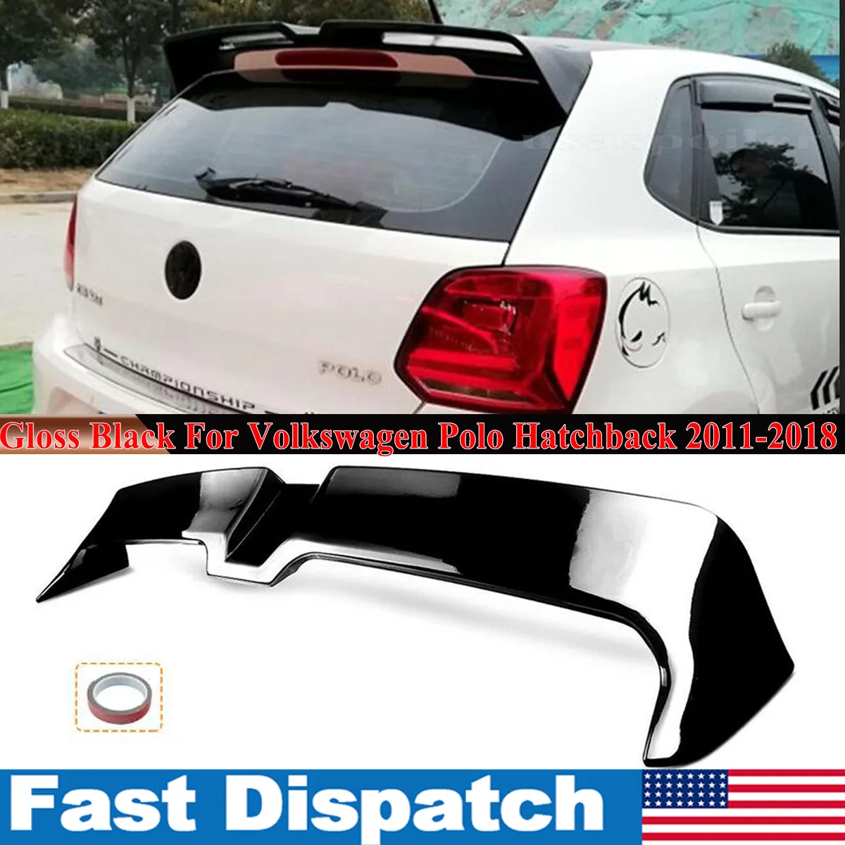 SAIQINGSP Oettinger Style Rear Trunk Wing Spoiler Car BodyKit For Volkswagen VW Polo MK5 6R 6C 2009 2010 2011 2012 2013 2014 2015 2016 2017 Car Accessories
SAIQINGSP Oettinger Style Rear Trunk Wing Spoiler Car BodyKit For Volkswagen VW Polo MK5 6R 6C 2009 2010 2011 2012 2013 2014 2015 2016 2017 Car Accessories