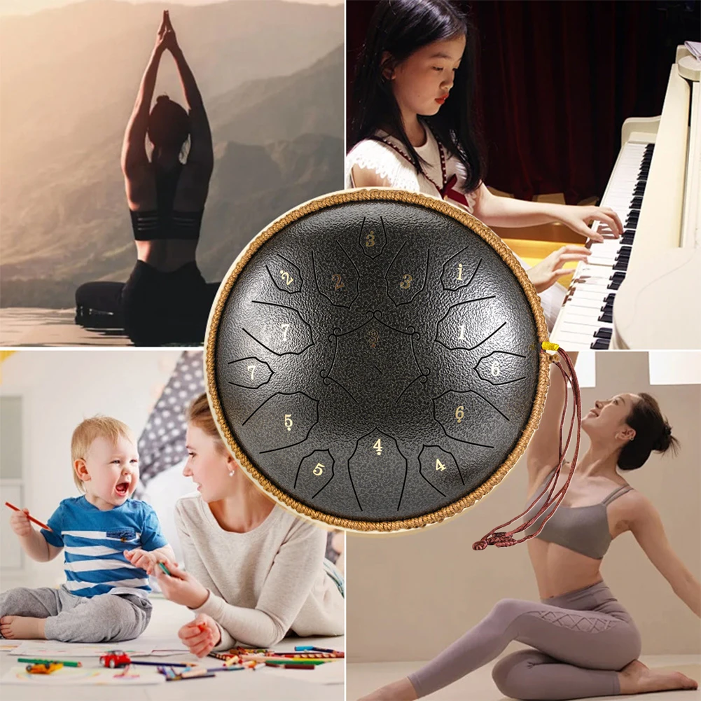 12 Inch Music Drum with Handbag Drumsticks 15 Notes D Tone Ethereal Drum Yoga Sound Healing D Tone Music Drum
12 Inch Music Drum with Handbag Drumsticks 15 Notes D Tone Ethereal Drum Yoga Sound Healing D Tone Music Drum
