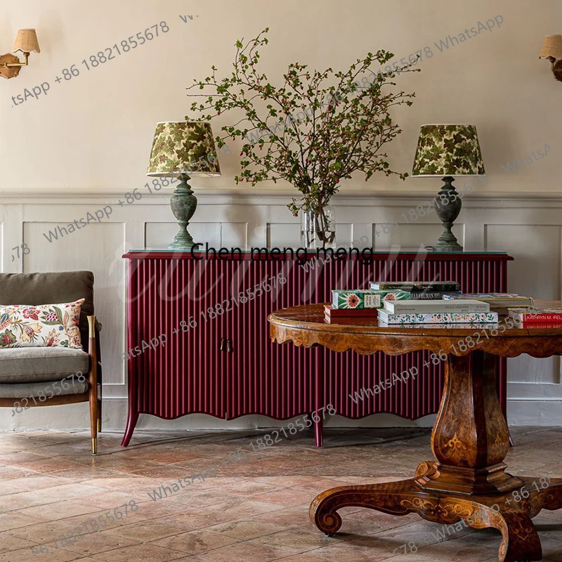 French solid wood dining side cabinet small apartment dining side locker Nordic living room storage cabinet
French solid wood dining side cabinet small apartment dining side locker Nordic living room storage cabinet