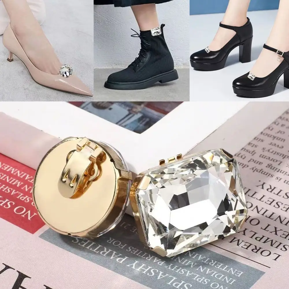 1PC Accessories Wedding Bride Shoe Decorations Clip Glass Crystal Removable Shoes Charm Buckle Rhinestone Shiny Clips Women
1PC Accessories Wedding Bride Shoe Decorations Clip Glass Crystal Removable Shoes Charm Buckle Rhinestone Shiny Clips Women