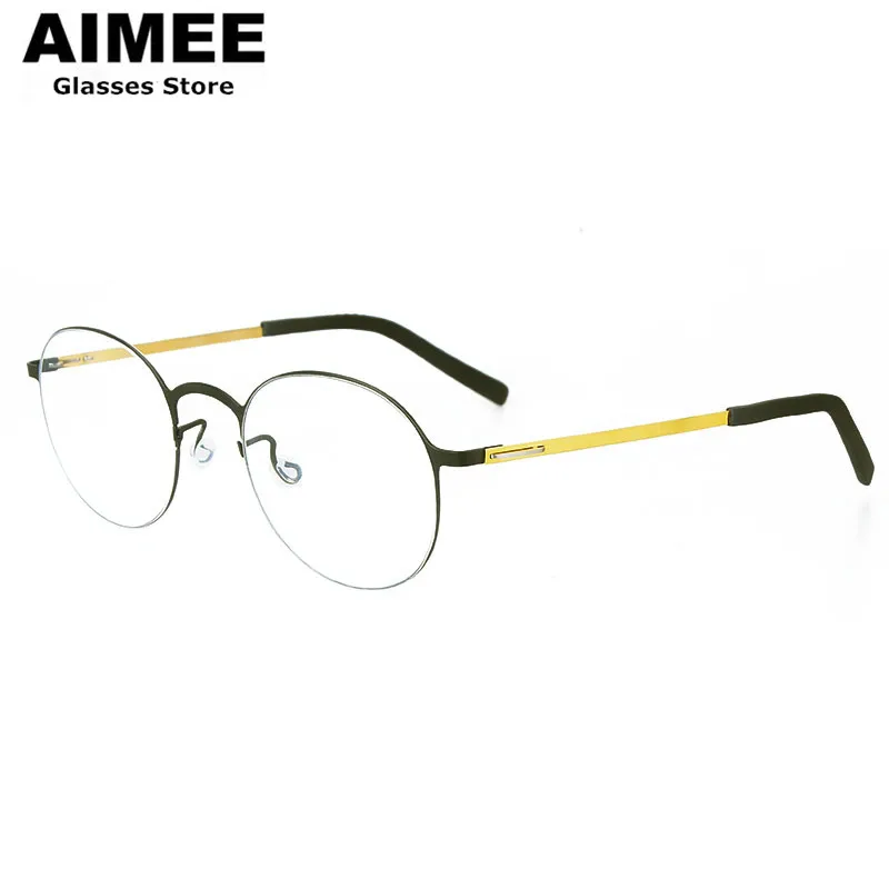 2025 High Quality Retro Round Glasses Frames Patented Design Titanium Screwless Eyeglasses Spectacles Patent Elastic Leg Frames
2025 High Quality Retro Round Glasses Frames Patented Design Titanium Screwless Eyeglasses Spectacles Patent Elastic Leg Frames