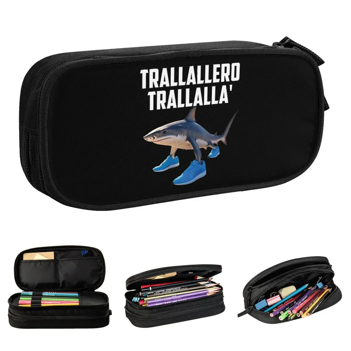 New Trallallero Trallala Italian Brainrot Pencil Cases Pencil Pouch Pen Box Girl Boy Large Storage Bag School Supplies Zipper
New Trallallero Trallala Italian Brainrot Pencil Cases Pencil Pouch Pen Box Girl Boy Large Storage Bag School Supplies Zipper