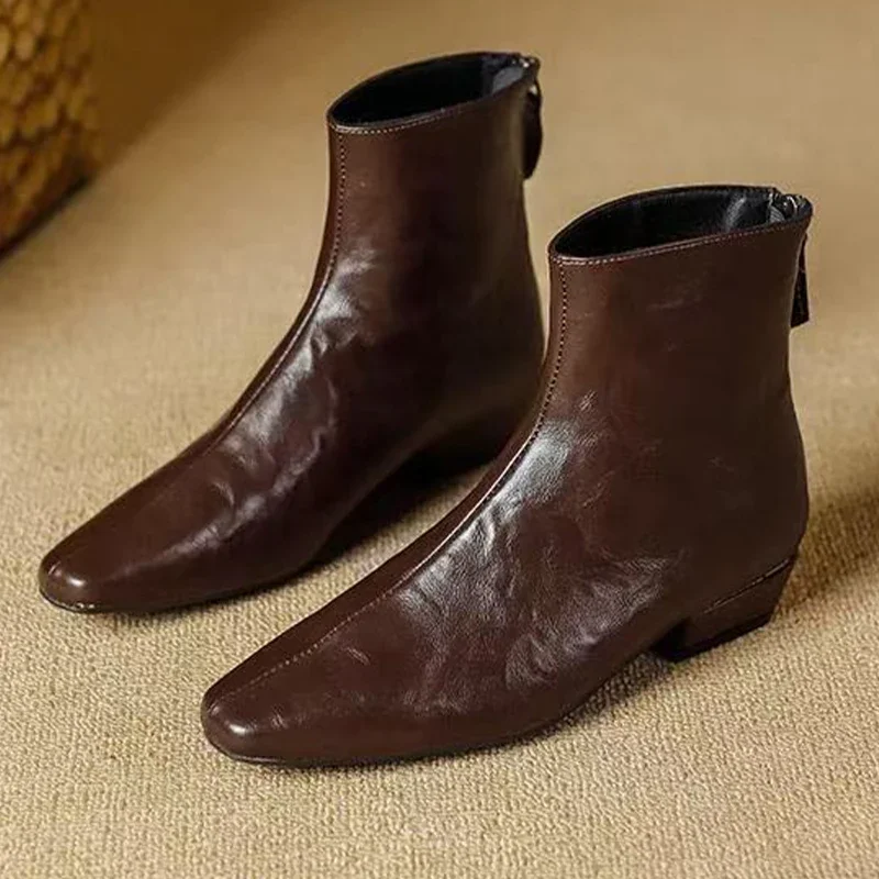 Women's Boots Pointed Toe Fashion Heeled Shoes Dress Luxury Winter Ankle Boots Designer New 2025 Walking Female Chelsea Botas
Women's Boots Pointed Toe Fashion Heeled Shoes Dress Luxury Winter Ankle Boots Designer New 2025 Walking Female Chelsea Botas