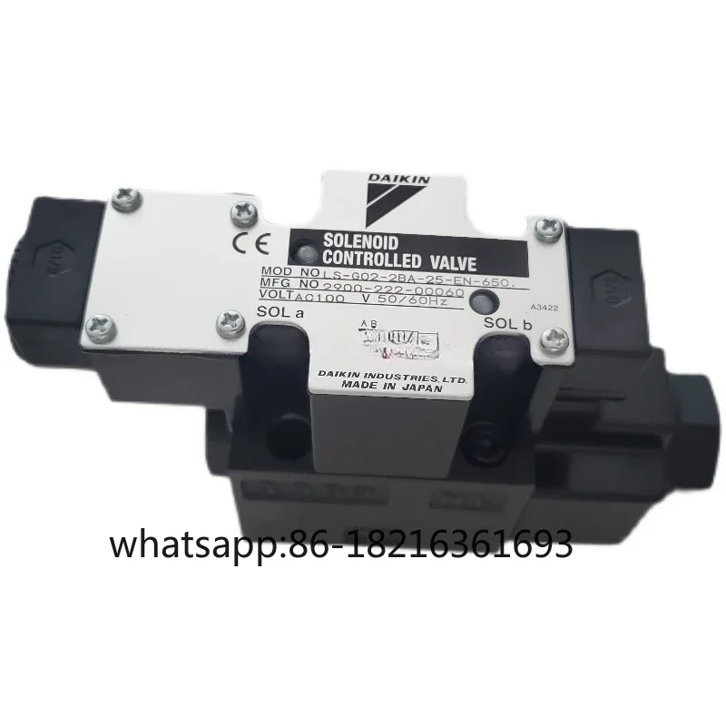 Новый аутентичный электромагнитный клапан Гидравлический клапан LS-G02-2BA-25-EN-650
Новый аутентичный электромагнитный клапан Гидравлический клапан LS-G02-2BA-25-EN-650