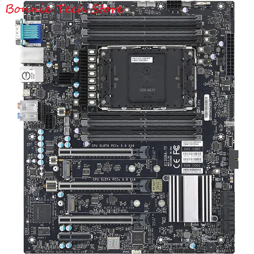 X13SRA-TF for Supermicro Workstation Motherboard,Xeon W-3400 / W-2400 Series Processors,DDR5-4800MT,Overclocking Supported
X13SRA-TF for Supermicro Workstation Motherboard,Xeon W-3400 / W-2400 Series Processors,DDR5-4800MT,Overclocking Supported