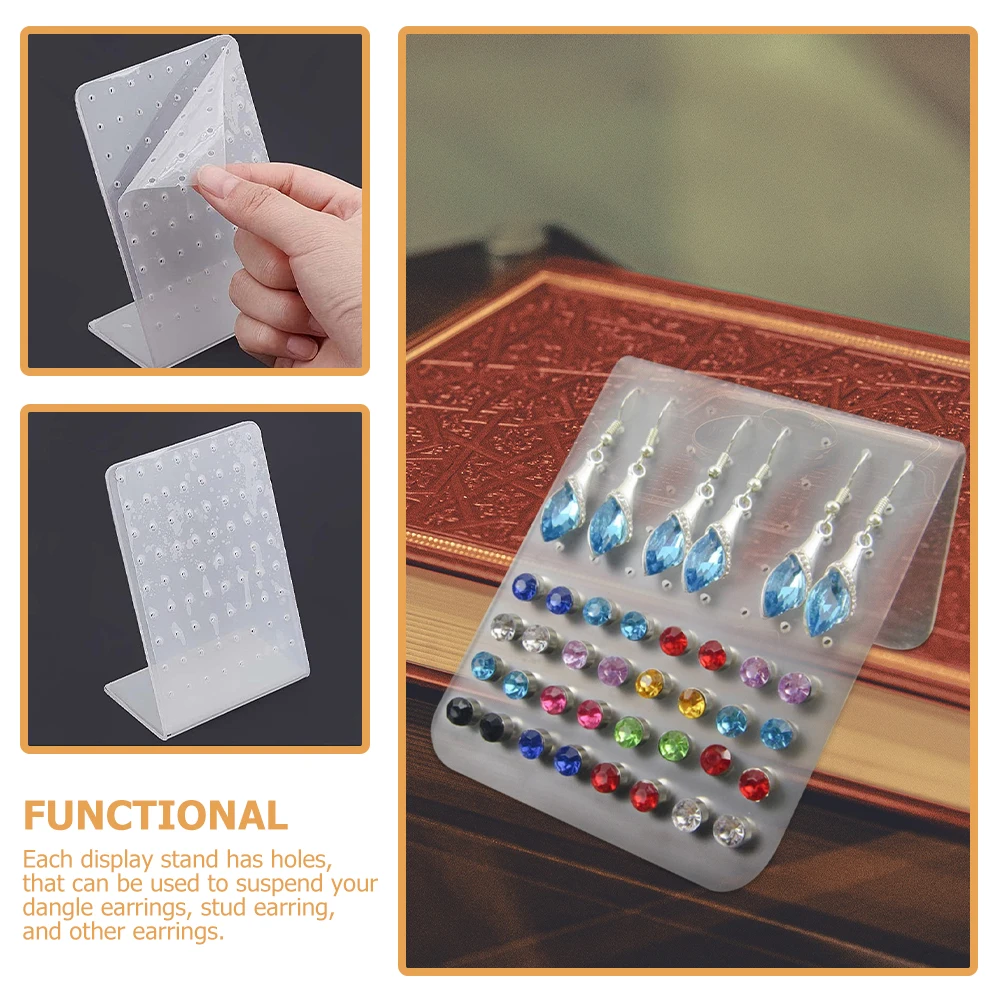 6pcs Earring Display Rack Transparent Acrylic Earring Holder Desktop Storage Organizer Stand for Ear Studs Lightweight Compact
6pcs Earring Display Rack Transparent Acrylic Earring Holder Desktop Storage Organizer Stand for Ear Studs Lightweight Compact