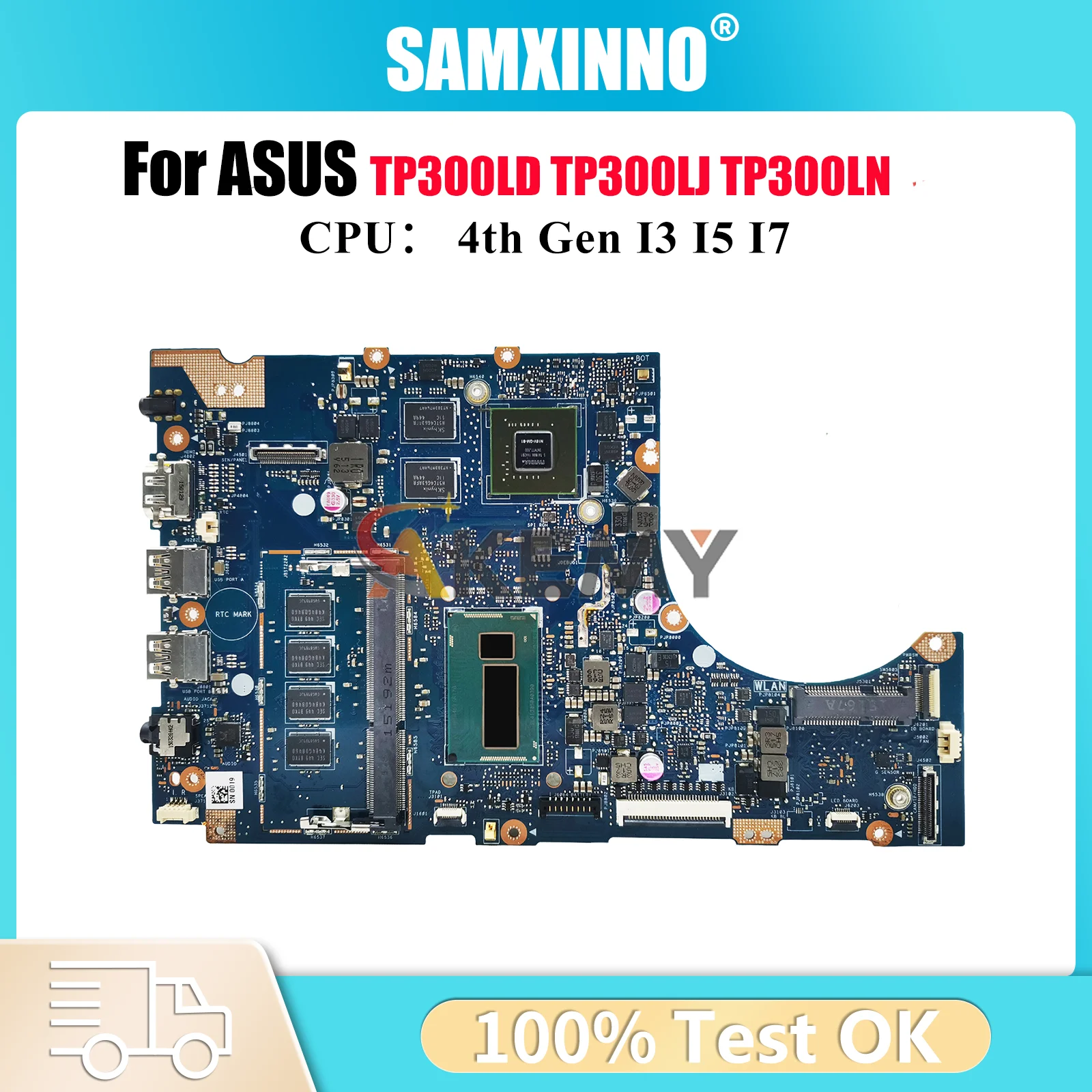 TP300LJ Материнская плата для ноутбука ASUS VivoBook Flip Q302L TP300LD TP300L TP300LJ TP300LA TP300LAB TP300LN Материнская плата I3 I5 I7 CPU
TP300LJ Материнская плата для ноутбука ASUS VivoBook Flip Q302L TP300LD TP300L TP300LJ TP300LA TP300LAB TP300LN Материнская плата I3 I5 I7 CPU