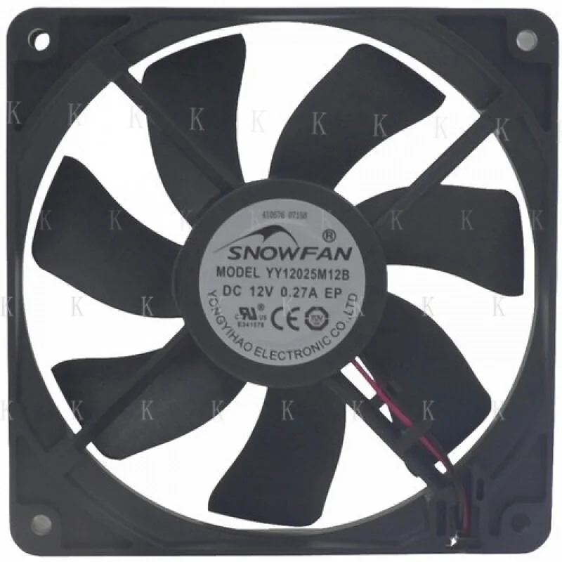 C ДЛЯ SNOWFAN YY12025M12B 0,27A 12 см 12025 Вентилятор охлаждения корпуса компьютера 
C ДЛЯ SNOWFAN YY12025M12B 0,27A 12 см 12025 Вентилятор охлаждения корпуса компьютера