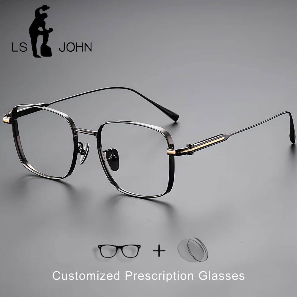Titanium Myopia Reading Eyeglasses Men Square Customized Prescription Optical Eyewear Males Brand Quality Full-Rim Glasses Frame
Titanium Myopia Reading Eyeglasses Men Square Customized Prescription Optical Eyewear Males Brand Quality Full-Rim Glasses Frame